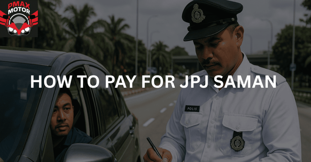 policeman giving summons to a speeding driver