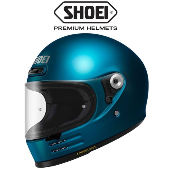 shoei glamster 06 laguna blue helmet