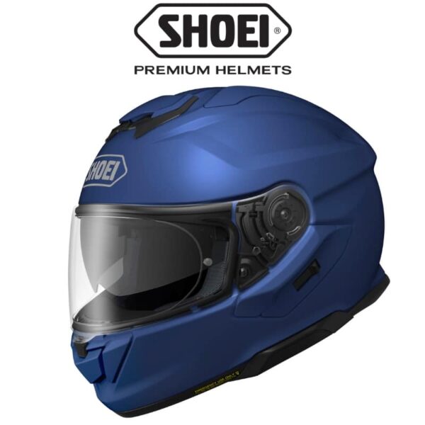 shoei gt air 3 matte blue metallic helmet