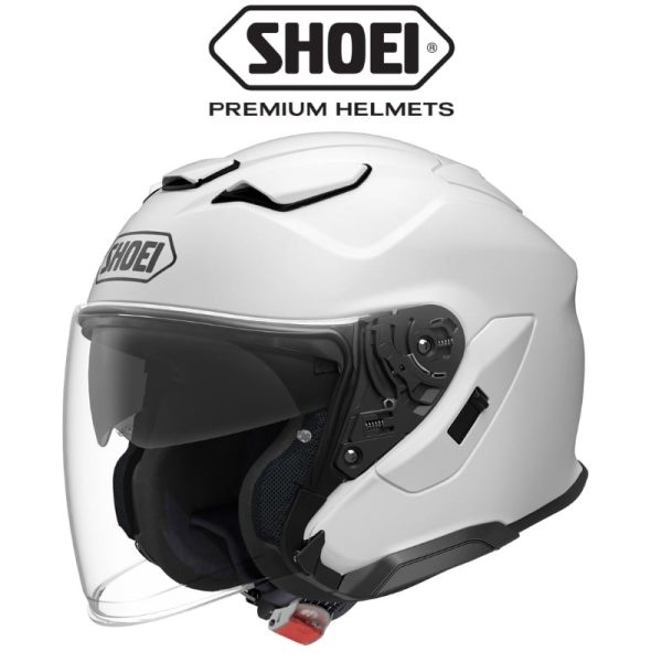 shoei j cruise 3 luminous white helmet
