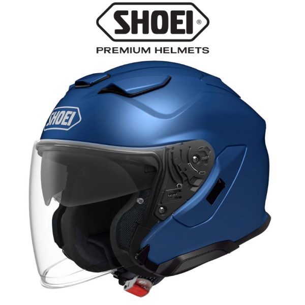 shoei j cruise 3 matte deep blue helmet