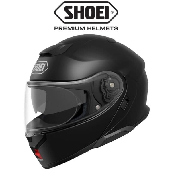 shoei neotec 3 matte black helmet