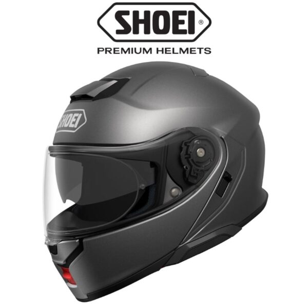 shoei neotec 3 metallic anthracite helmet