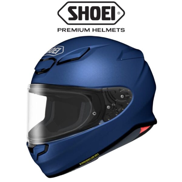 shoei nxr2 matte blue metallic helmet