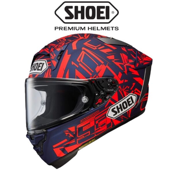 shoei x-fifteen marquez dazzle tc 10 helmet