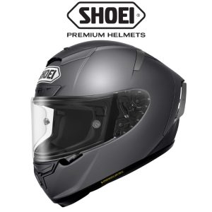 shoei x spirit 3 matt deep grey helmet