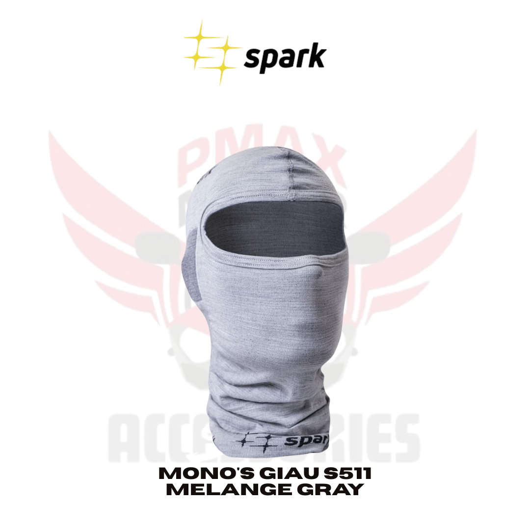 Spark Mono’s Giau S511 Melange Gray Balaclava Spark Mono's Giau S511 Melange Gray Balaclava