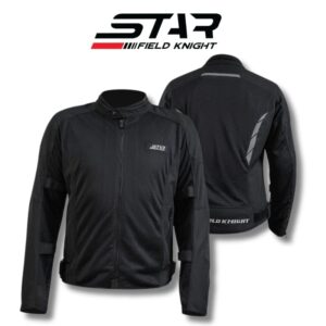 Star field knight skj851 riding jacket black motorcycle jacket