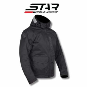 Starfield knight skj822 waterproof windbreaker black jacket motorcycle