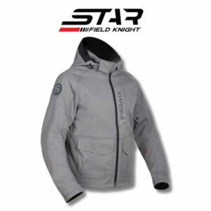 Starfield knight skj822 waterproof windbreaker grey jacket for motorcycle