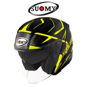 suomy speedjet advance yellow fluo helmet