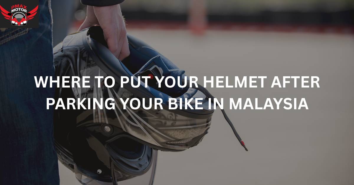 man holding helmet after parking